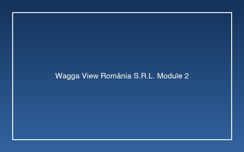 Modul Tehnologic 2